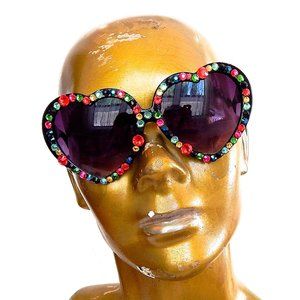 GASOLINE GLAMOUR FRUIT PUNCH HOT LIPS SUNGLASSES ???????? GASOLINE GLAMOUR | Accessories | Sweet Peach Pink Hot Lips  main image 2